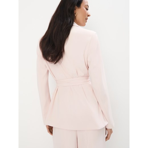 Mohito - Marynarka z wiązaniem - pastelowy różowy Mohito 36 Mohito