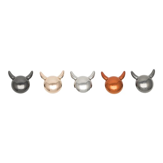 Ozdoba do butów Crocs CROCS 10011122 SHINY HORNED 5 PACK ze sklepu ccc.eu w kategorii Przypinki - zdjęcie 178898494