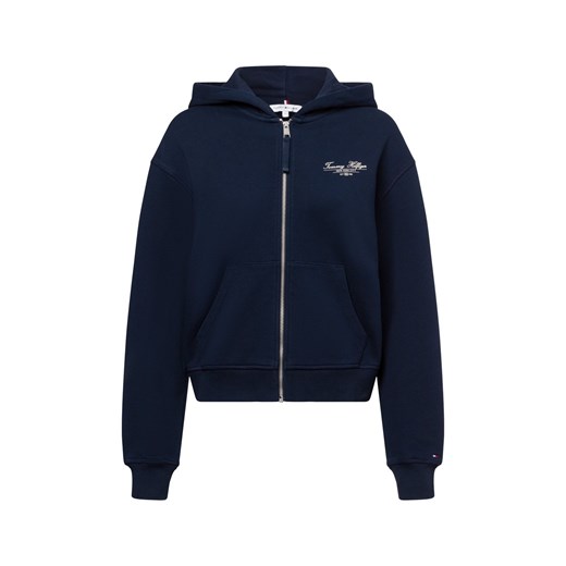 Tommy Hilfiger Damska kurtka z kapturem Kobiety Bawełna granatowy jednolity ze sklepu vangraaf w kategorii Bluzy damskie - zdjęcie 178899494