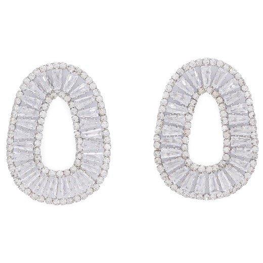 Kolczyki JENNY 1W9-005-AW23 Srebrny one size eobuwie.pl