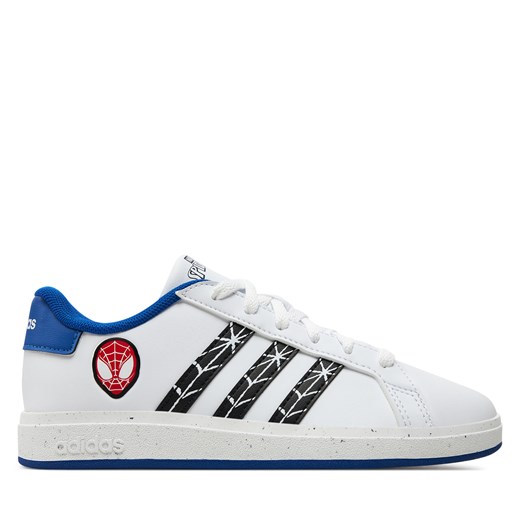 Sneakersy adidas Marvel's Spider-Man Grand Court Kids ID8025 Biały 38.23 promocja eobuwie.pl