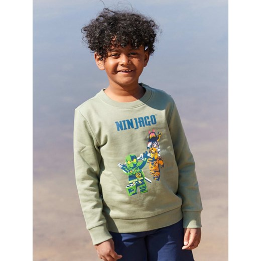 LEGO Bluza w kolorze zielonym ze wzorem Lego 122 Limango Polska okazja