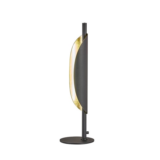 FISCHER &amp; HONSEL Lampa stołowa LED &quot;Skal&quot; w kolorze złoto-czarnym - wys. 51 cm ze sklepu Limango Polska w kategorii Lampy stołowe - zdjęcie 178900364