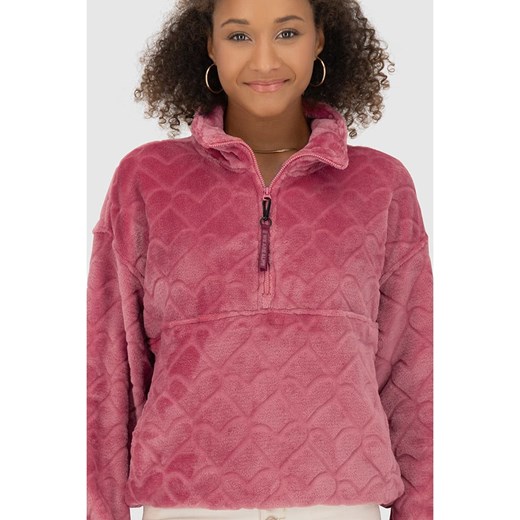 Bluza damska różowa Alife And Kickin polarowa 