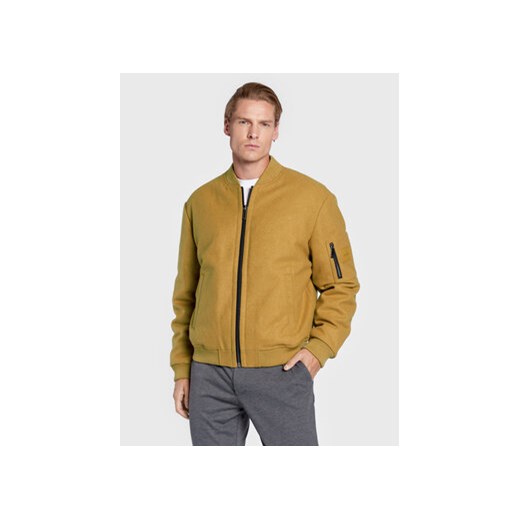 Calvin Klein Kurtka puchowa Blend Hero K10K110319 Beżowy Loose Fit ze sklepu MODIVO w kategorii Kurtki męskie - zdjęcie 178902323