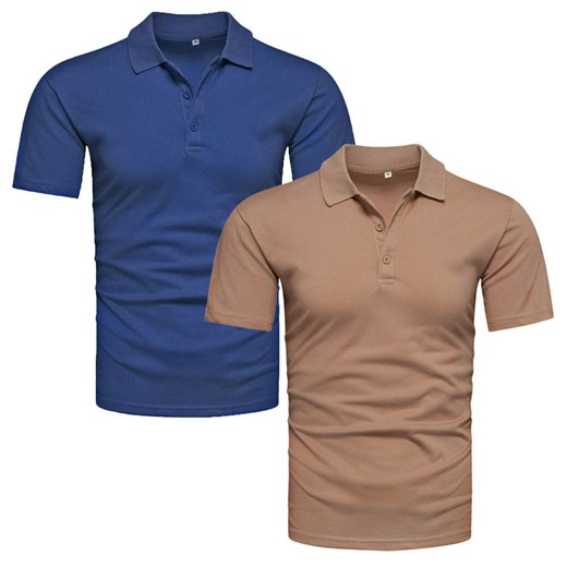 Zestaw 2-pak męskich koszulek polo Recea ze sklepu Recea.pl w kategorii T-shirty męskie - zdjęcie 178903210