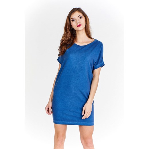 Sukienka FSU766 JEANSOWY jeans ze sklepu fokus.pl w kategorii Sukienki - zdjęcie 178909870