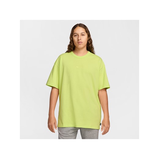 T-shirt męski Nike Sportswear Premium Essentials - Żółty ze sklepu Nike poland w kategorii T-shirty męskie - zdjęcie 178911900