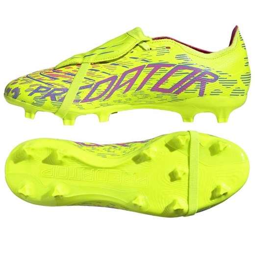 Buty piłkarskie adidas Predator League Ft FG/MG JP9827 żółte ze sklepu ButyModne.pl w kategorii Buty sportowe męskie - zdjęcie 178913734