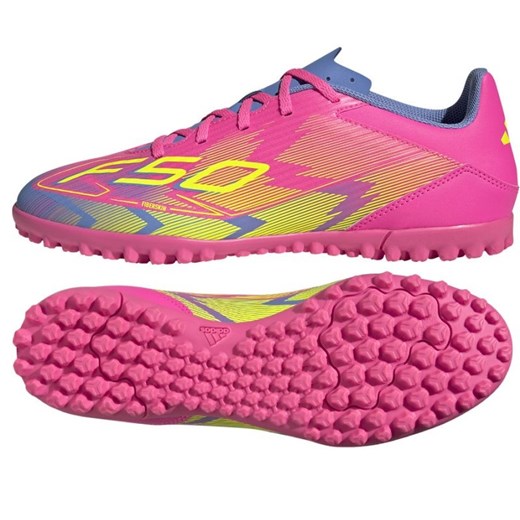 Buty piłkarskie adidas F50 Club Tf 7208 JP7208 różowe ze sklepu ButyModne.pl w kategorii Buty sportowe męskie - zdjęcie 178913743