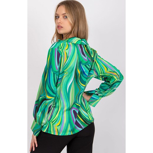 Elegancka bluzka damska zielona DHJ-BZ-15201.30, Kolor zielony, Rozmiar uniwersalny, ITALY MODA ze sklepu Intymna w kategorii Bluzki damskie - zdjęcie 178915691