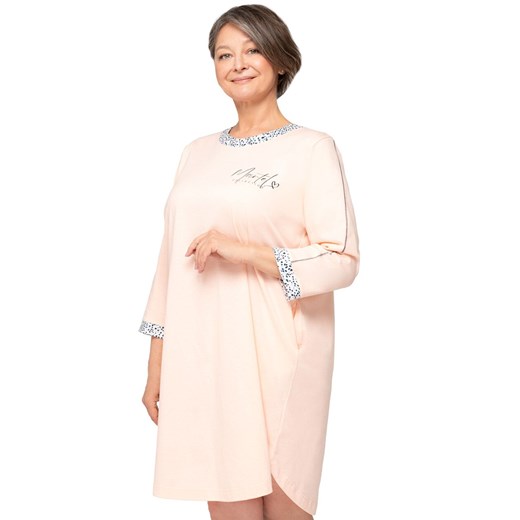 Damska koszula nocna Laura II 252 21, Kolor brzoskwiniowy, Rozmiar M, MARTEL ze sklepu Intymna w kategorii Koszule nocne - zdjęcie 178916000