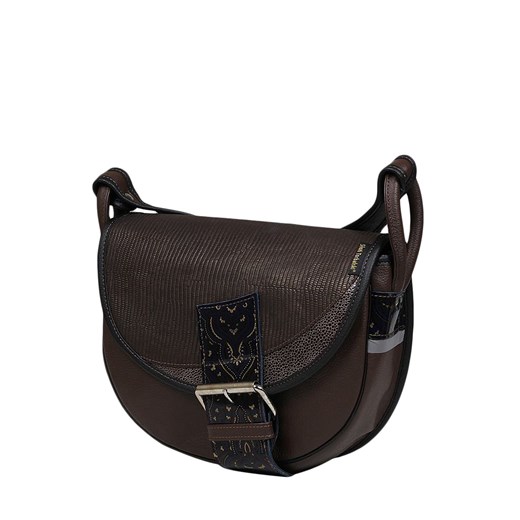 Listonoszka Słoń Torbalski elegancka na ramię matowa skórzana 