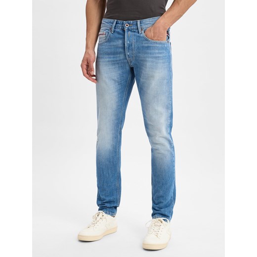 Replay Jeansy Slim Fit - Willbi Mężczyźni Bawełna bielony jednolity ze sklepu vangraaf w kategorii Jeansy męskie - zdjęcie 178918392