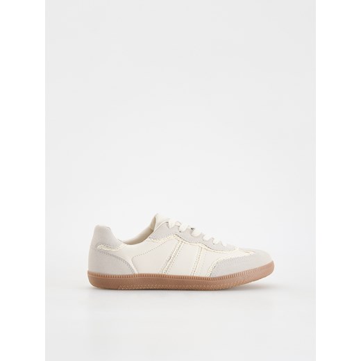 Reserved - Sneakersy z łączonych materiałów - biały ze sklepu Reserved w kategorii Buty sportowe damskie - zdjęcie 178918904