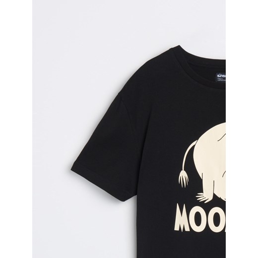 Sinsay - Koszulka The Moomins - czarny Sinsay M Sinsay