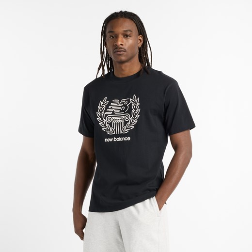 Koszulka męska New Balance MT51974BK – czarna ze sklepu New Balance Poland w kategorii T-shirty męskie - zdjęcie 178927663