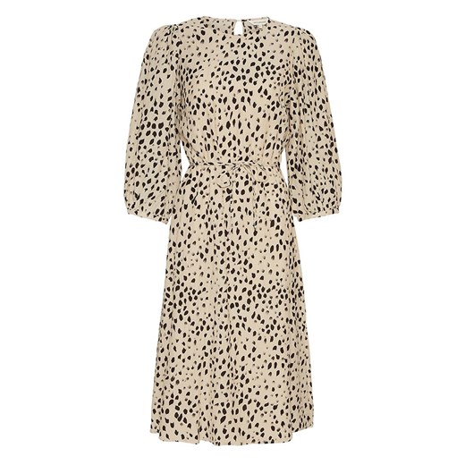 MOSS COPENHAGEN Sukienka &quot;Angelina&quot; w kolorze beżowym ze sklepu Limango Polska w kategorii Sukienki - zdjęcie 178929914