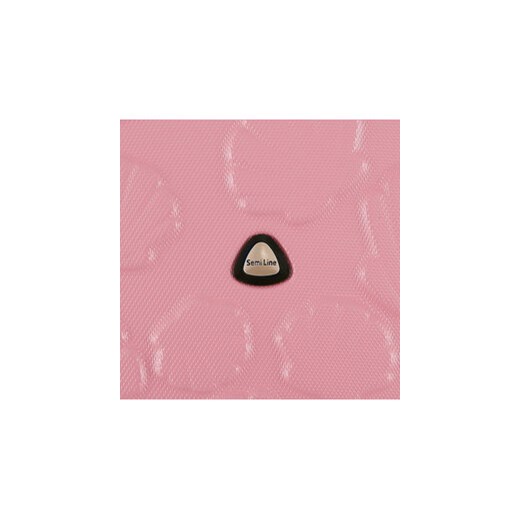 Semi Line Walizka duża T5697-3 Różowy Semi Line uniwersalny MODIVO