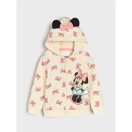 Sinsay - Bluza z kapturem Minnie Mouse - kremowy ze sklepu Sinsay w kategorii Bluzy dziewczęce - zdjęcie 178938212