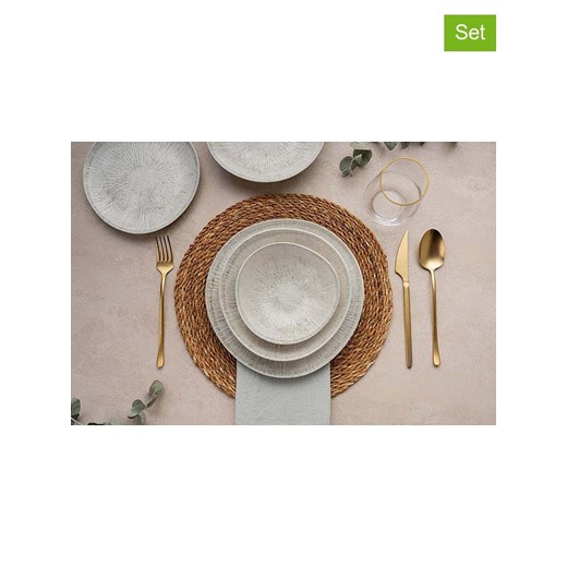 Hermia 24-częściowy zestaw w kolorze szaro-kremowym ze sklepu Limango Polska w kategorii Naczynia - zdjęcie 178939724