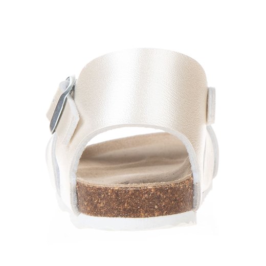 Sandały dziecięce białe Bio Pingüin ze skóry 