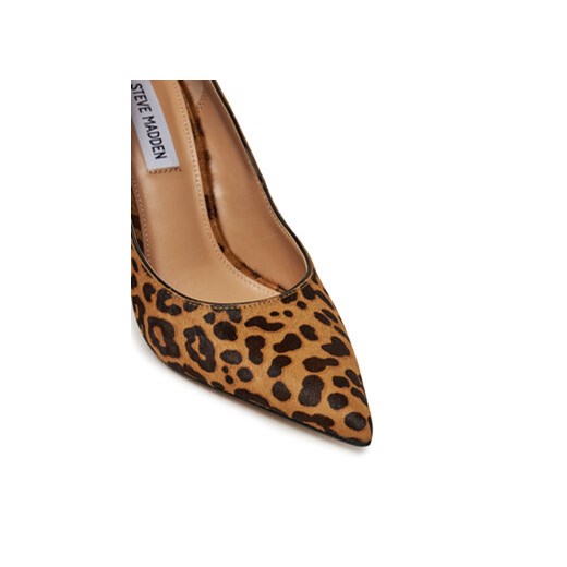 Czółenka Steve Madden bez zapięcia w zwierzęcy wzór na szpilce
