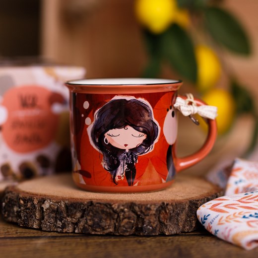 Kubek porcelanowy - ANEKKE ALMA 40475-101 ze sklepu Tymoteo.pl - sklep obuwniczy w kategorii Kubki - zdjęcie 178944764