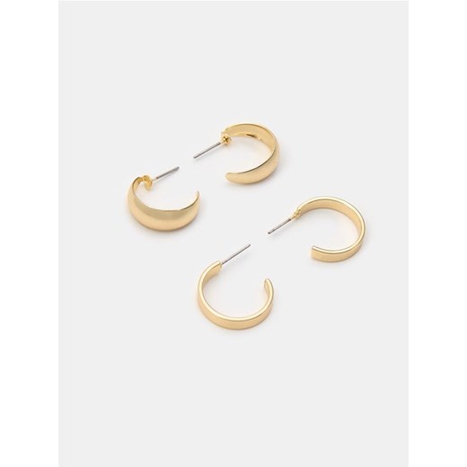Sinsay - Kolczyki 2 pack - złoty ze sklepu Sinsay w kategorii Kolczyki - zdjęcie 178945210