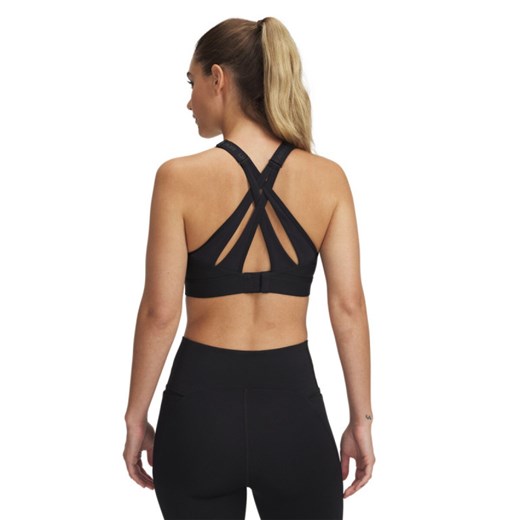 Biustonosz treningowy Under Armour Infinity High Strappy - czarny ze sklepu Sportstylestory.com w kategorii Biustonosze - zdjęcie 178945333