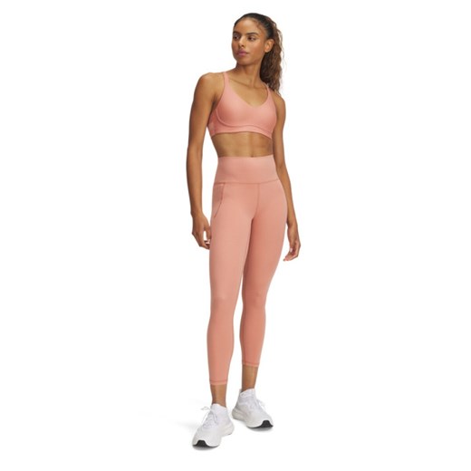 Damskie legginsy treningowe Under Armour Meridian Ankle Leg - różowe ze sklepu Sportstylestory.com w kategorii Spodnie damskie - zdjęcie 178945404