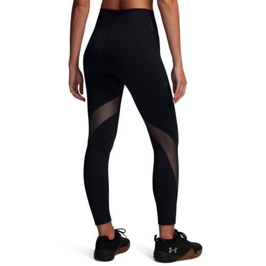 Damskie legginsy treningowe Under armour Vanish Elite Vent Ankle Leg - czarne ze sklepu Sportstylestory.com w kategorii Spodnie damskie - zdjęcie 178945430