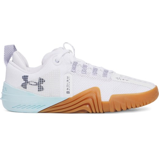 Damskie buty treningowe crossfit Under Armour UA W TriBase Reign 6 - białe ze sklepu Sportstylestory.com w kategorii Buty sportowe damskie - zdjęcie 178945500