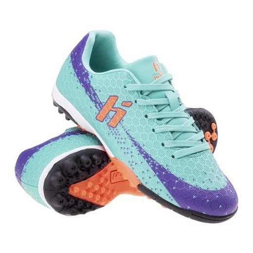 Buty piłkarskie Huari Recoleti Teen Tf 92800402416 zielone ze sklepu ButyModne.pl w kategorii Buty sportowe dziecięce - zdjęcie 178945663