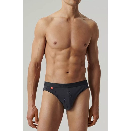 Atlantic 3-pack slipy męskie sport 3MP-193-CZA/DENJ/GRF, Kolor multicolour, Rozmiar S, ATLANTIC ze sklepu Primodo w kategorii Majtki męskie - zdjęcie 178947353