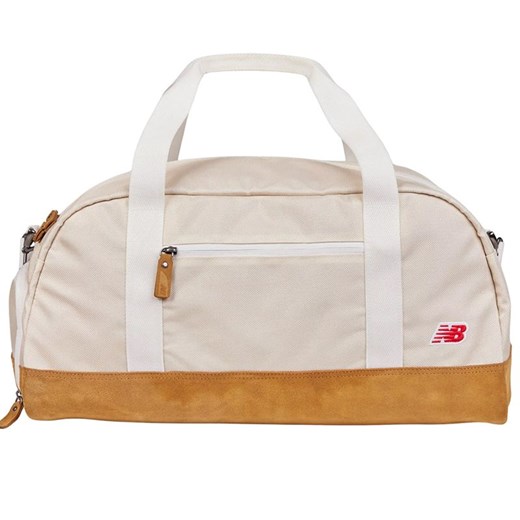 Torba New Balance LAB51504LIN - beżowa ze sklepu streetstyle24.pl w kategorii Torby sportowe - zdjęcie 178948350