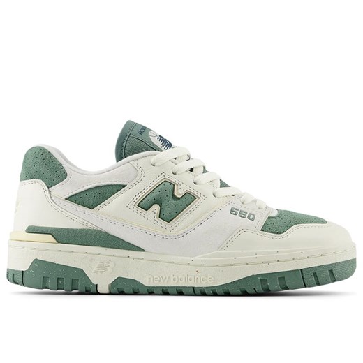 Buty damskie New Balance BBW550PE - biało-zielone ze sklepu streetstyle24.pl w kategorii Buty sportowe damskie - zdjęcie 178948352