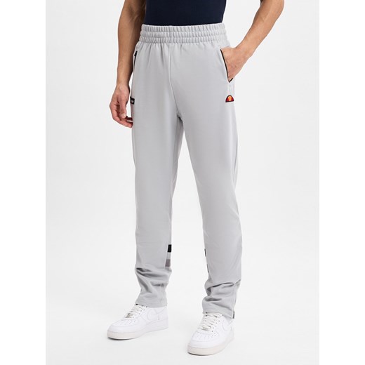 ellesse Męskie spodnie do biegania - Palminteri Mężczyźni Bawełna jasny szary jednolity ze sklepu vangraaf w kategorii Spodnie męskie - zdjęcie 178949881