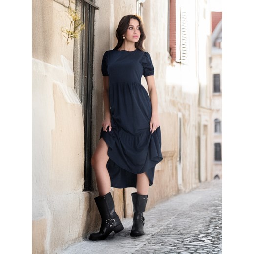 Sinsay - Sukienka - granatowy Sinsay M Sinsay