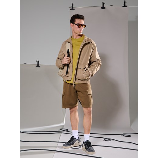 Sinsay - Bluza z krótkim rękawem - żółty Sinsay XL Sinsay