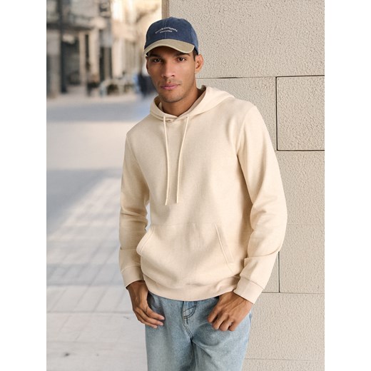 Sinsay - Bluza hoodie - beżowy Sinsay XXL Sinsay