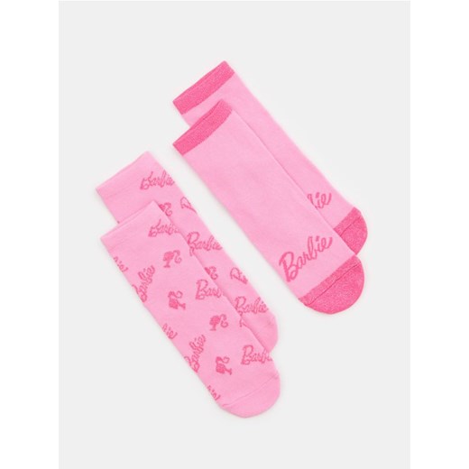 Sinsay - Skarpetki 2 pack Barbie - wielobarwny ze sklepu Sinsay w kategorii Skarpetki dziecięce - zdjęcie 178954733