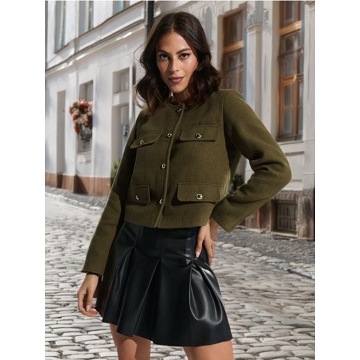 Sinsay - Żakiet - khaki ze sklepu Sinsay w kategorii Marynarki damskie - zdjęcie 178954783