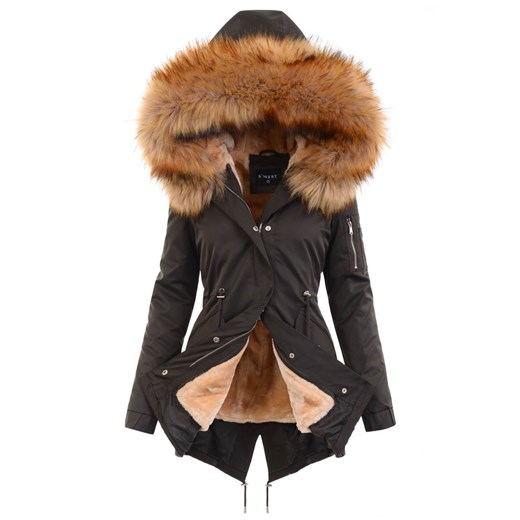 Parka Zimowa Damska z Futerkiem M brendi.pl okazja