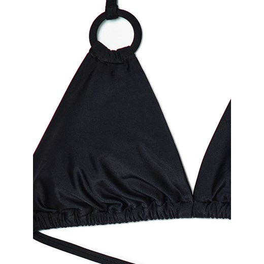 Cropp - Czarna góra od bikini z wiązaniem - czarny Cropp XL Cropp