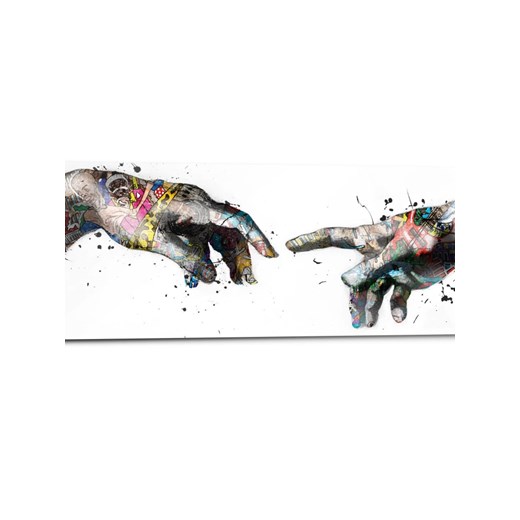 Orangewallz Druk artystyczny &quot;Funky Creation&quot; w ramce - 90 x 30 cm ze sklepu Limango Polska w kategorii Obrazy - zdjęcie 178955982