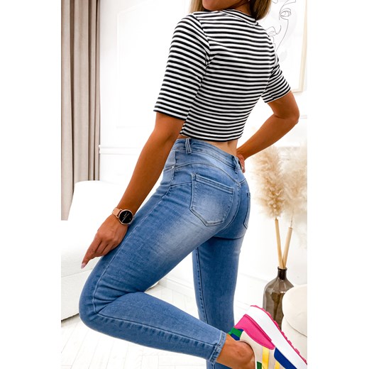 SPODNIE JEANSOWE SKINNY PUSH UP ze sklepu olika.com.pl w kategorii Jeansy damskie - zdjęcie 178958941