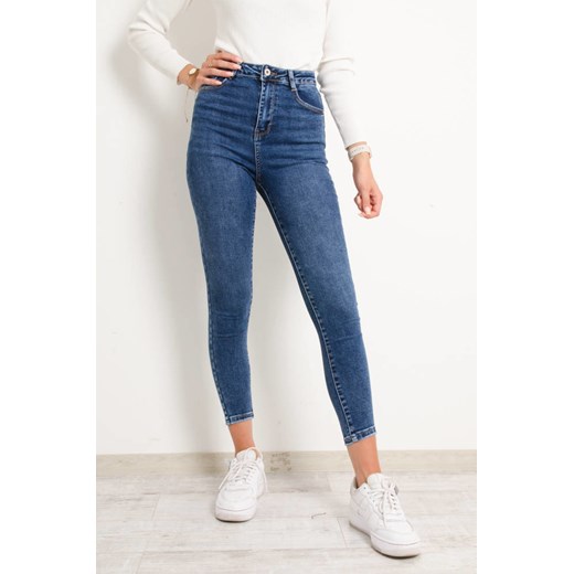 SPODNIE JEANSOWE SKINNY- BARDZO WYSOKI STAN ze sklepu olika.com.pl w kategorii Jeansy damskie - zdjęcie 178962313