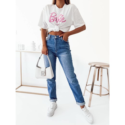 SPODNIE MOM STRETCH JASNY JEANS- WYSOKI STAN ze sklepu olika.com.pl w kategorii Jeansy damskie - zdjęcie 178962401