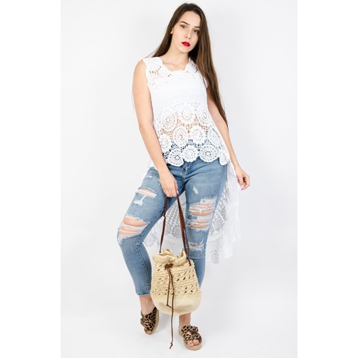 AŻUROWA TOREBKA SHOPPER BAG ze sklepu olika.com.pl w kategorii Torebki worki - zdjęcie 178965042